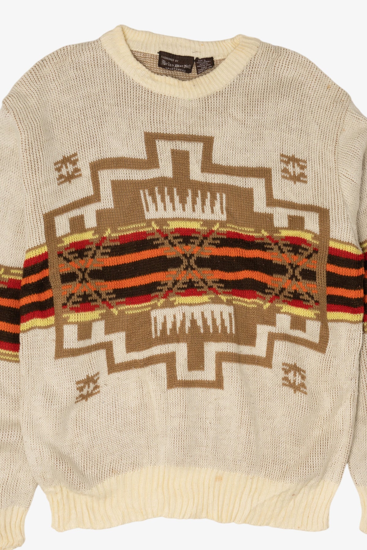 Vintage Southwestern Aztec Pattern Brian MacNeil Sweater