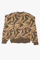 Vintage Light Brown Abstract Barnaby Sweater (1980s)