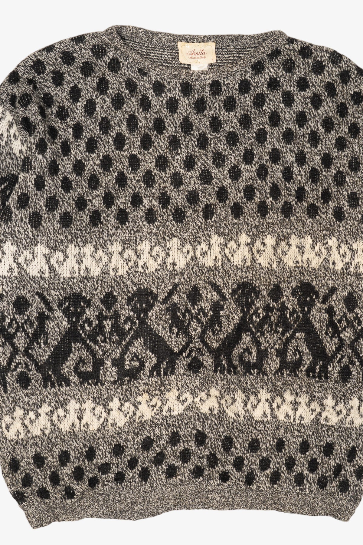 Vintage Gray Amita Sweater (1980s)