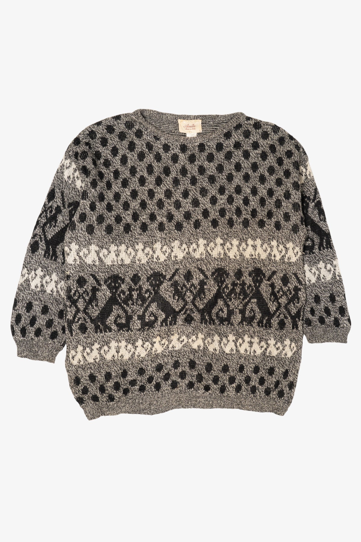 Vintage Gray Amita Sweater (1980s)