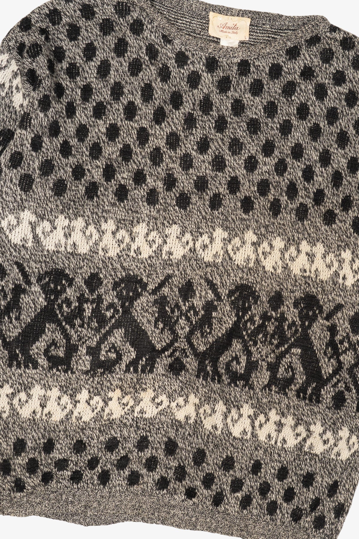 Vintage Gray Amita Sweater (1980s)
