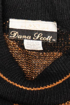 Vintage Black & Gold Dana Scott Sweater (1980s)
