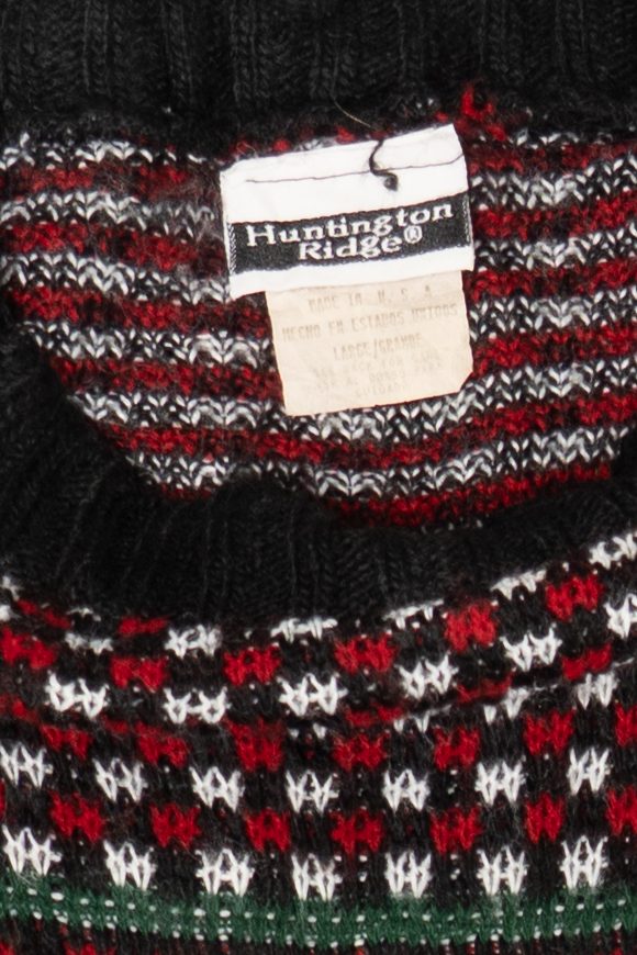 Vintage Huntington Ridge Fair Isle Sweater (1980s)