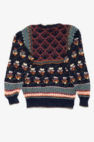 Vintage Navy Blue Career Club Sweater (1990s)