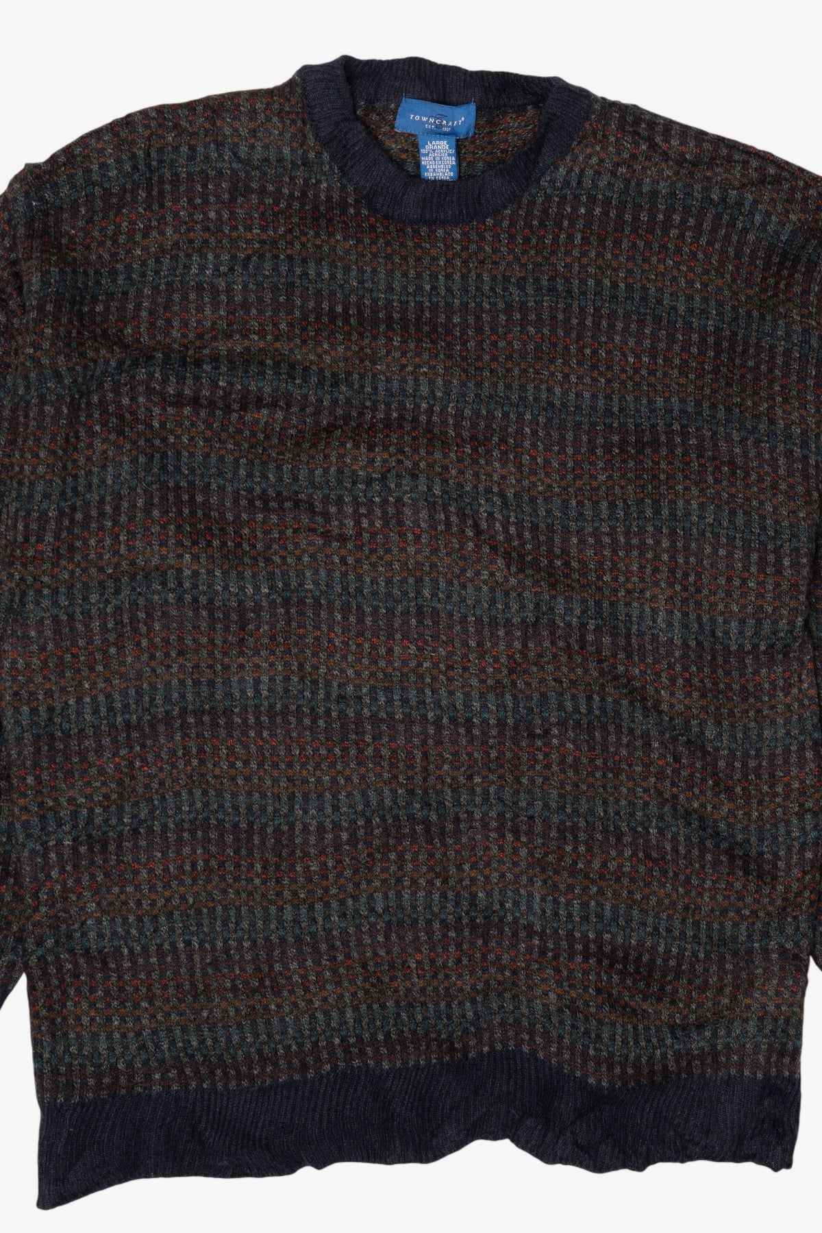 Vintage Navy Blue Towncraft Sweater (1990s)