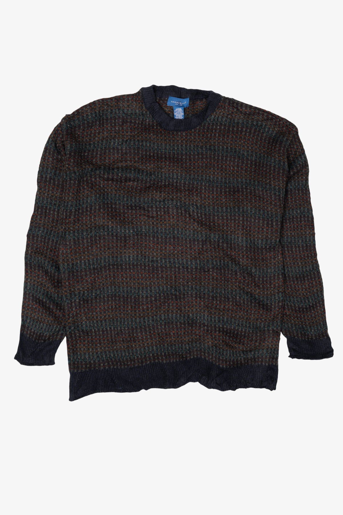 Vintage Navy Blue Towncraft Sweater (1990s)
