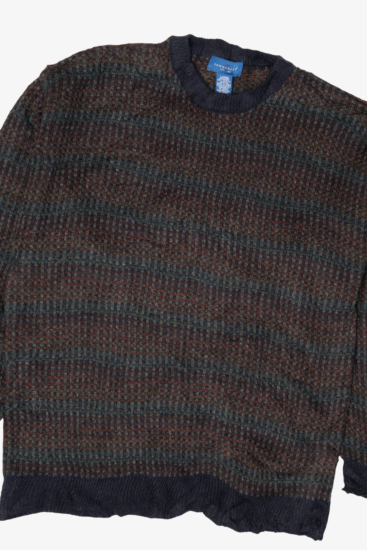 Vintage Navy Blue Towncraft Sweater (1990s)
