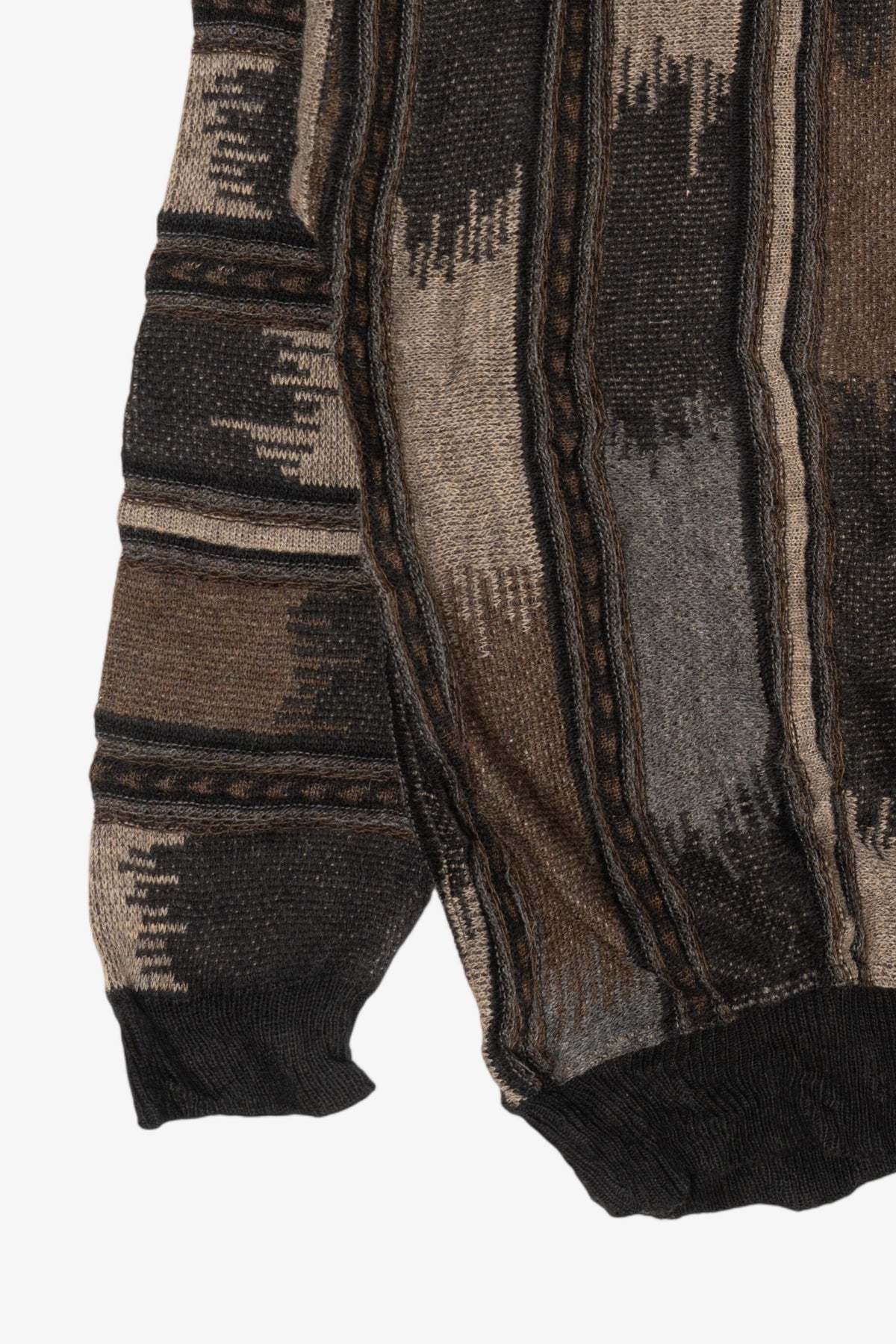 Vintage Brown Haggar Clothing Sweater (1990s)
