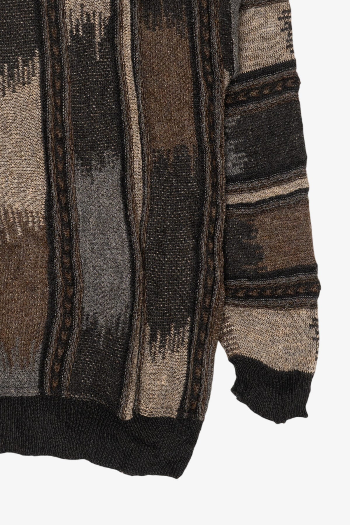 Vintage Brown Haggar Clothing Sweater (1990s)