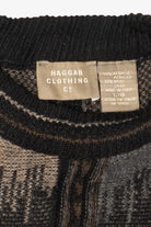 Vintage Brown Haggar Clothing Sweater (1990s)