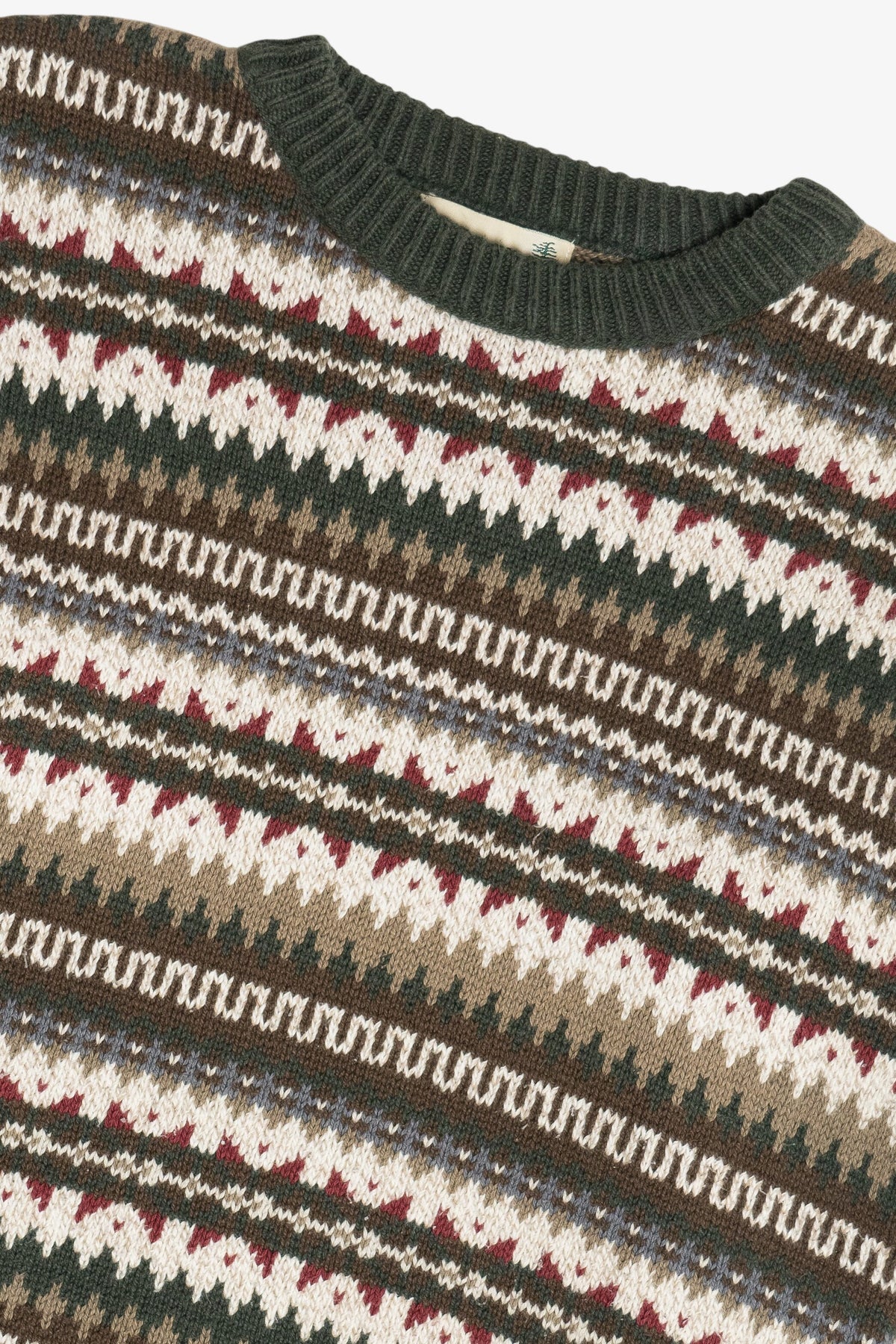 Vintage Fair Isle Crew Neck Sweater (1990s)