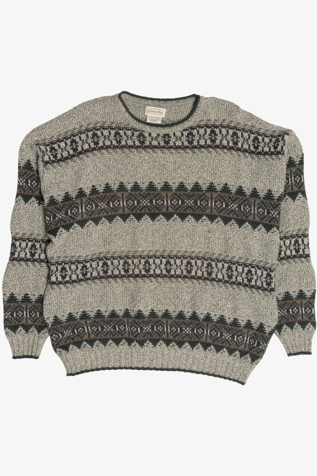 Vintage St. John's Bay Fair Isle Sweater (1980s)