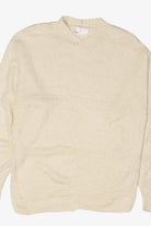 Vintage Ivory Middlebrook Park Textured Knit Sweater (1990s)