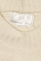 Vintage Ivory Middlebrook Park Textured Knit Sweater (1990s)