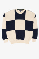 Vintage Checkered Nautica Sweater (1990s)