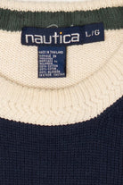 Vintage Checkered Nautica Sweater (1990s)