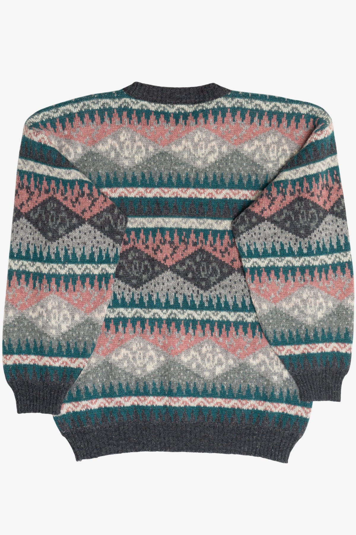 Vintage Fair Isle Wool Blend Sweater (1980s)