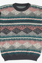 Vintage Fair Isle Wool Blend Sweater (1980s)