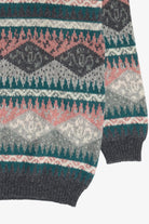 Vintage Fair Isle Wool Blend Sweater (1980s)