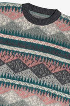 Vintage Fair Isle Wool Blend Sweater (1980s)