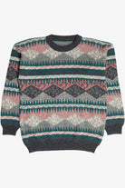 Vintage Fair Isle Wool Blend Sweater (1980s)