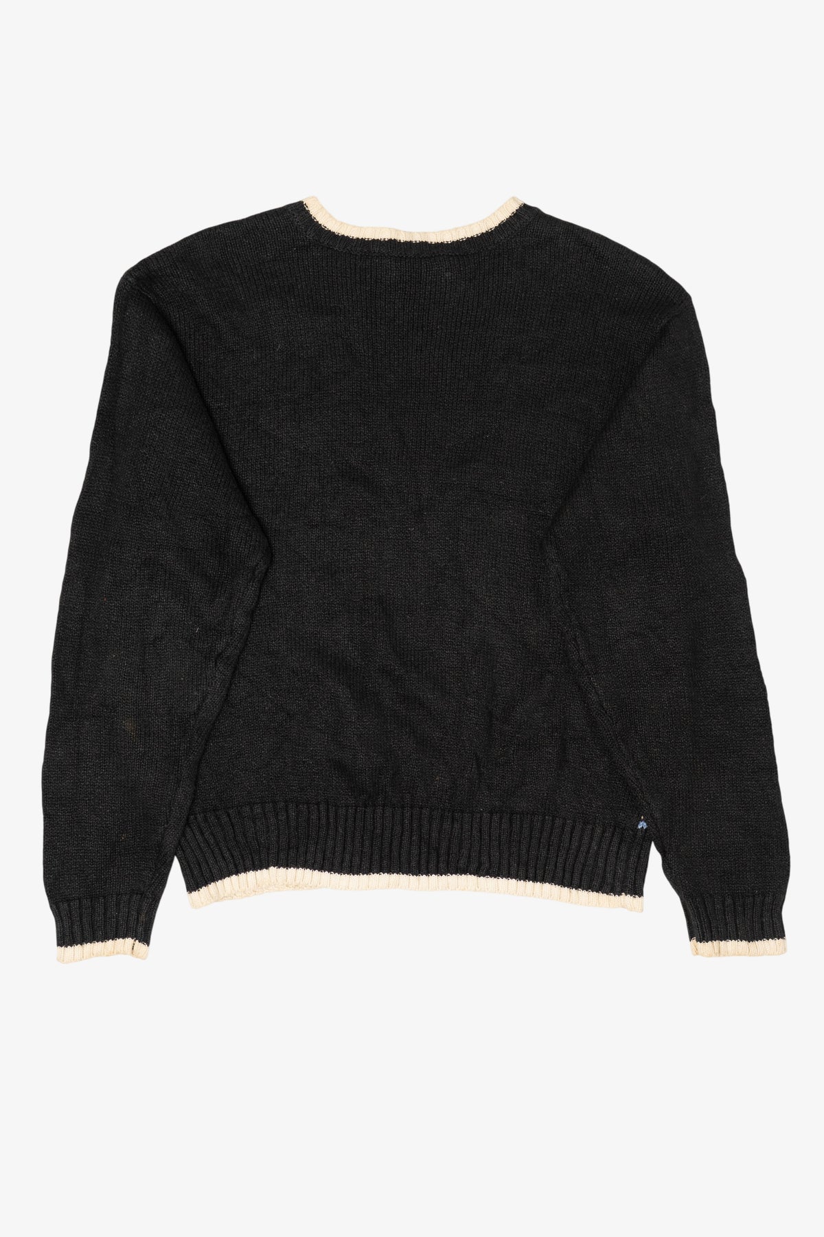 Vintage Black Rose Floral Lizwear Sweater (1990s)