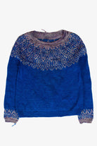 Vintage Blue & Gray Sweater (1980s)