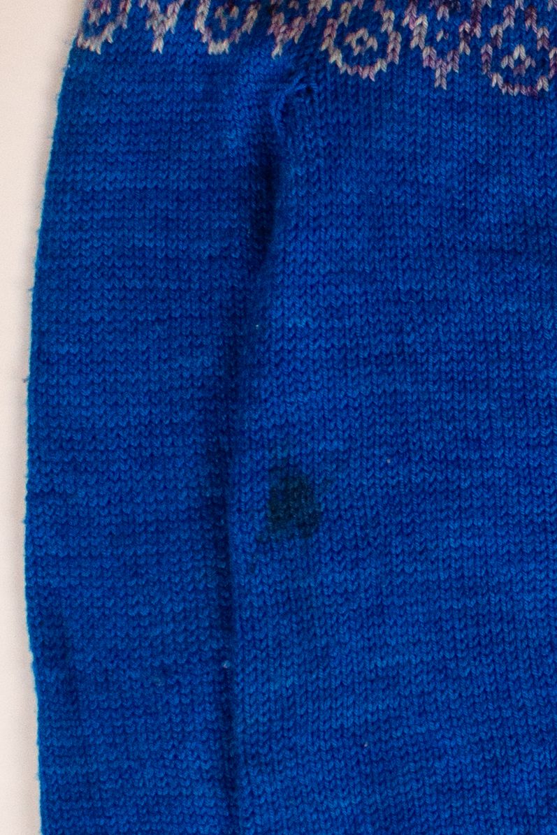 Vintage Blue & Gray Sweater (1980s)