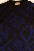Vintage Black & Blue Forenza Sweater (1990s)