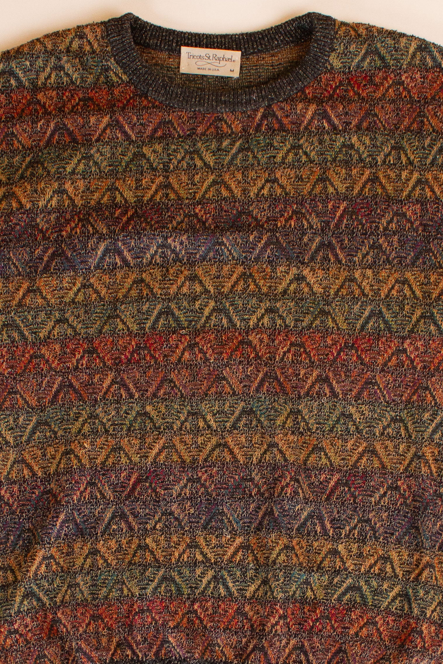 Vintage Tricots St. Raphael Multicolor Sweater (1990s)