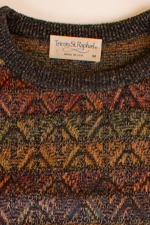 Vintage Tricots St. Raphael Multicolor Sweater (1990s)