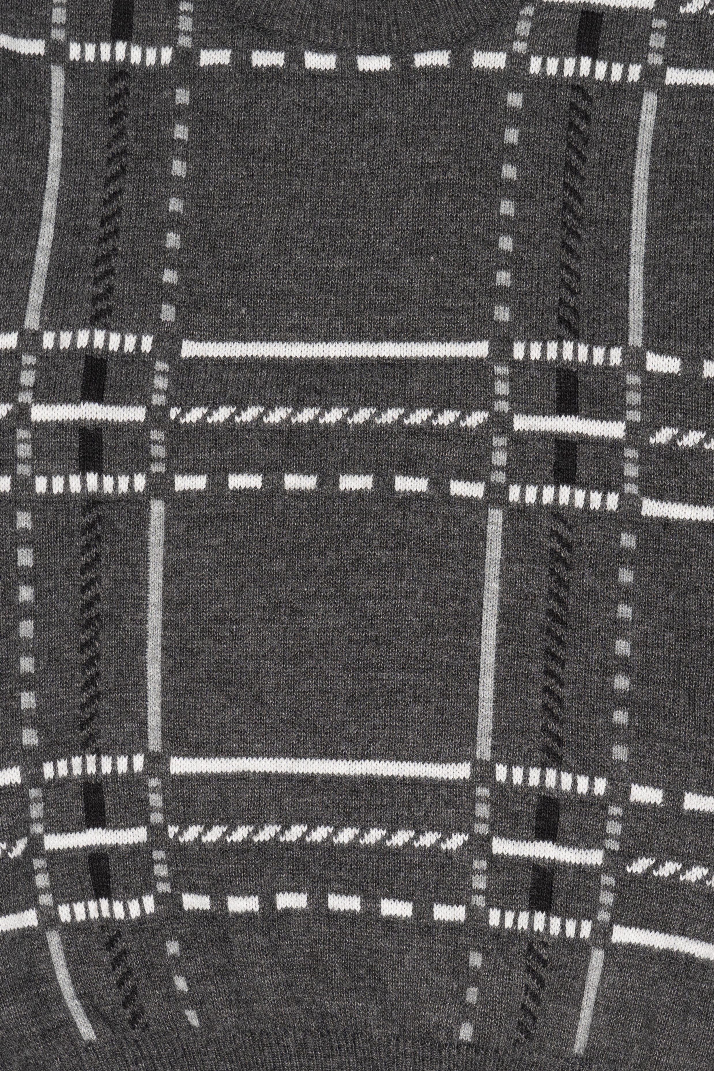 Vintage Gray Basic Line Sweater (1990s)