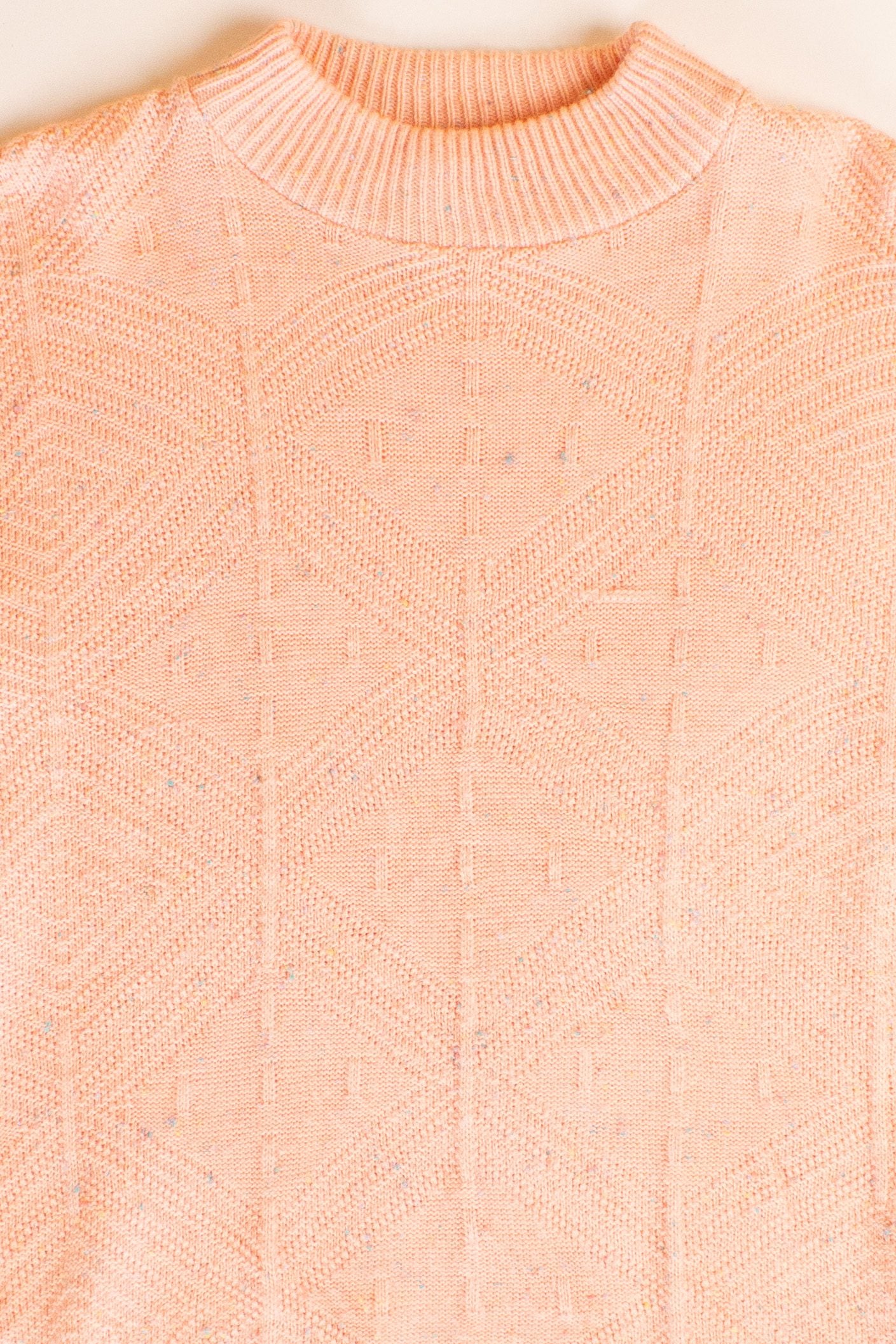 Vintage Peach Jolie Sweater (1980s)