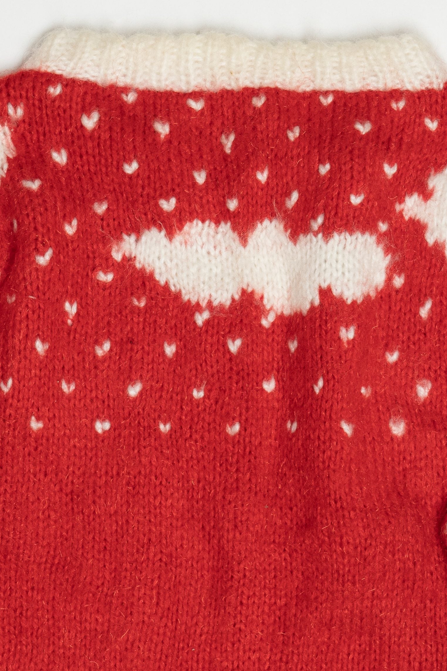 Vintage Hand Knit Penguin Couple Sweater (1990s)