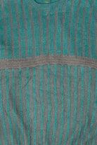 Vintage Gray And Teal Canda Sweater (1980s)