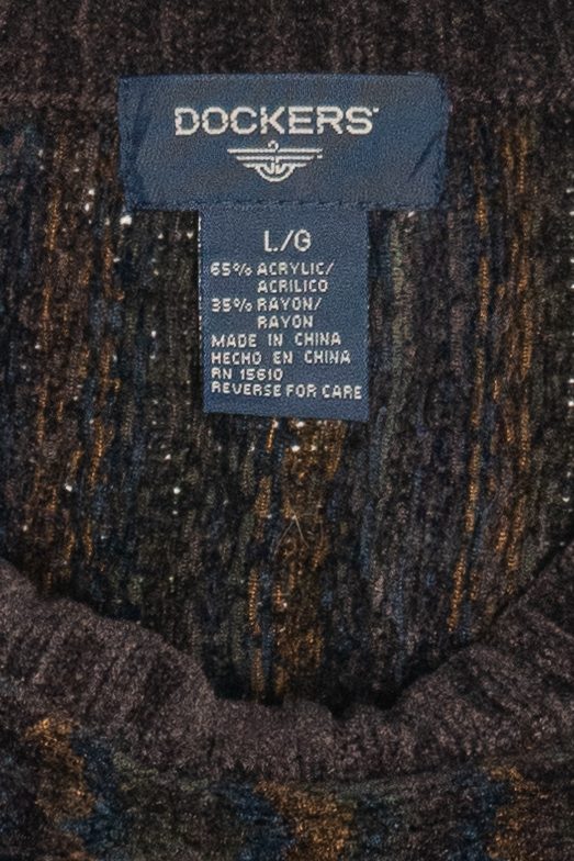 Vintage Dockers Chenille Knit Sweater (1990s)