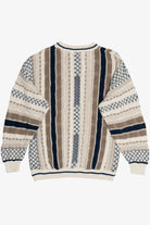 Vintage Lavane New York Vertical Stripe Graphic Sweater (1990s)