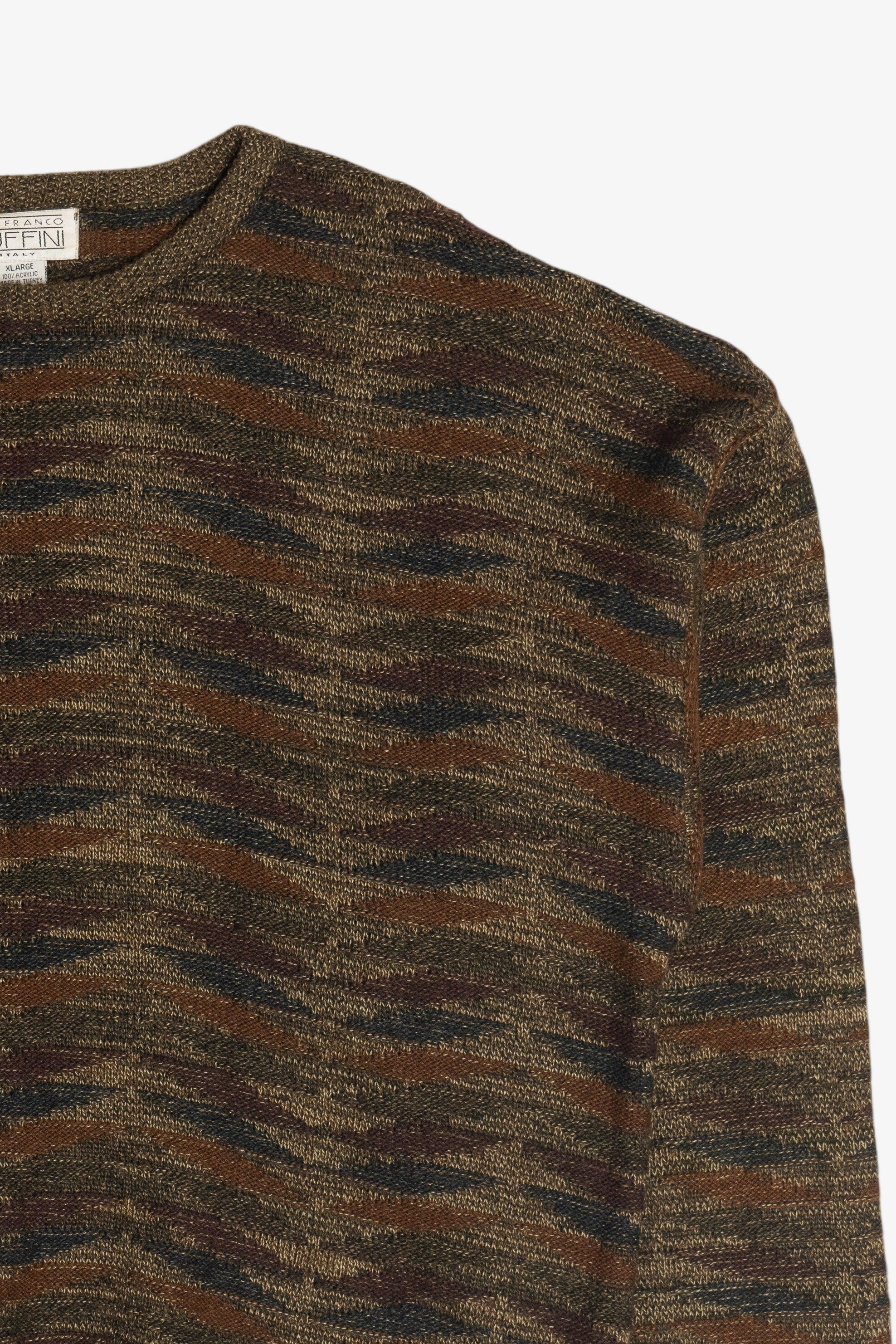 Vintage Gianfranco Ruffini Earth Tones Sweater (1980s)