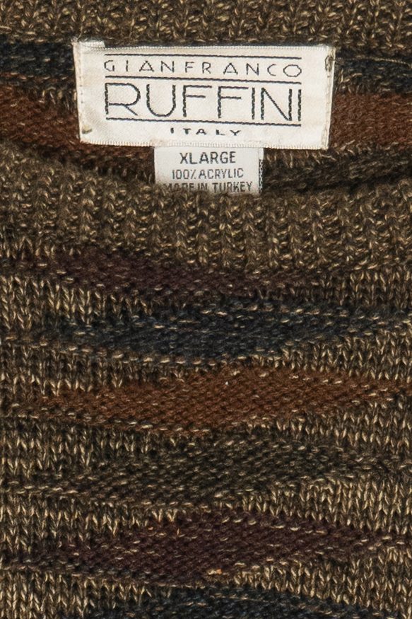 Vintage Gianfranco Ruffini Earth Tones Sweater (1980s)