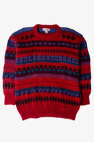 Vintage Red Foreign Affairs Sweater (1990s)