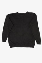 Vintage Black Victoria Jones Beaded Sweater (1990s)