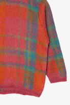Vintage Gallagher Rainbow Plaid Sweater(1980s)