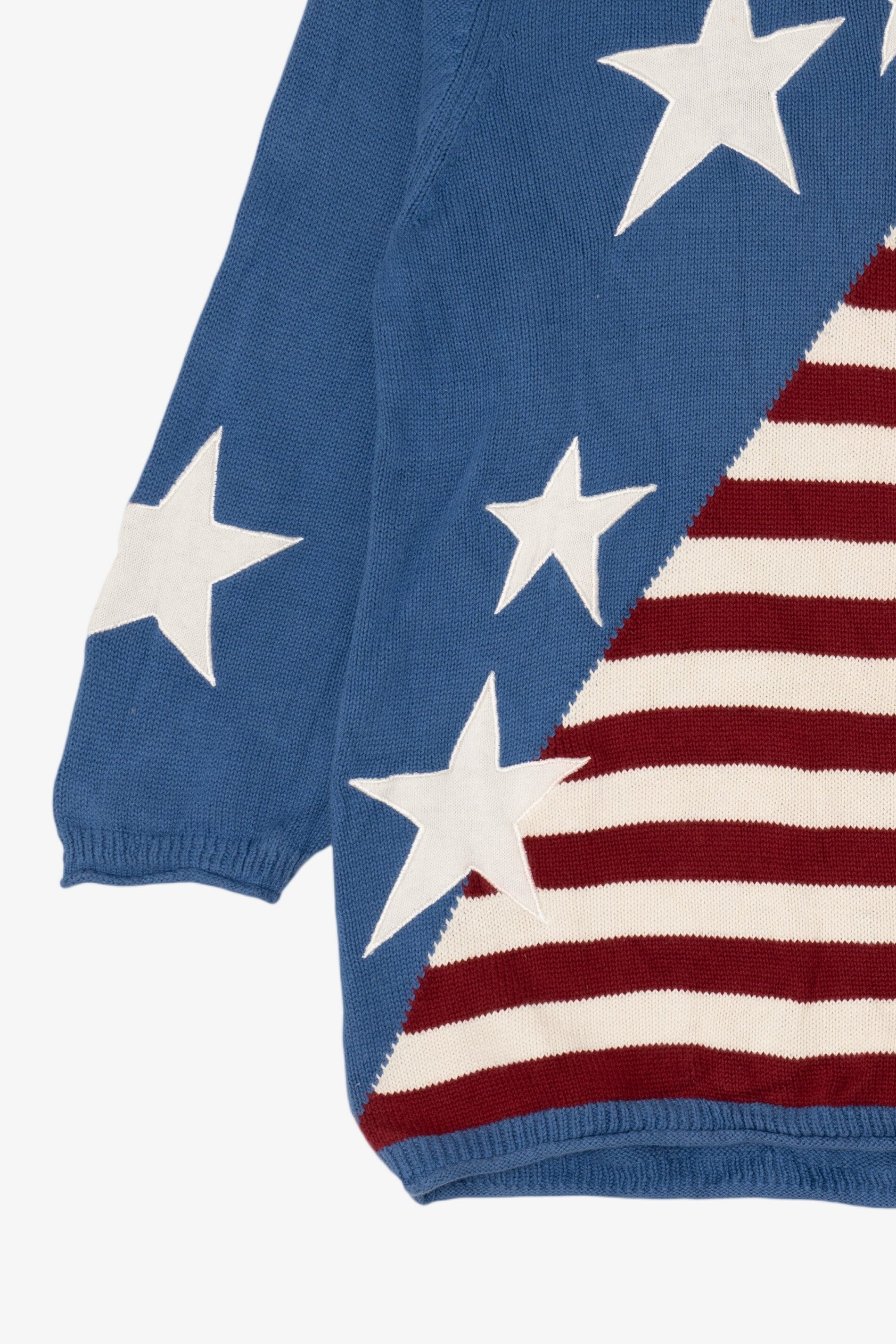 Vintage American Flag North Style Crewneck Sweater (2000s)