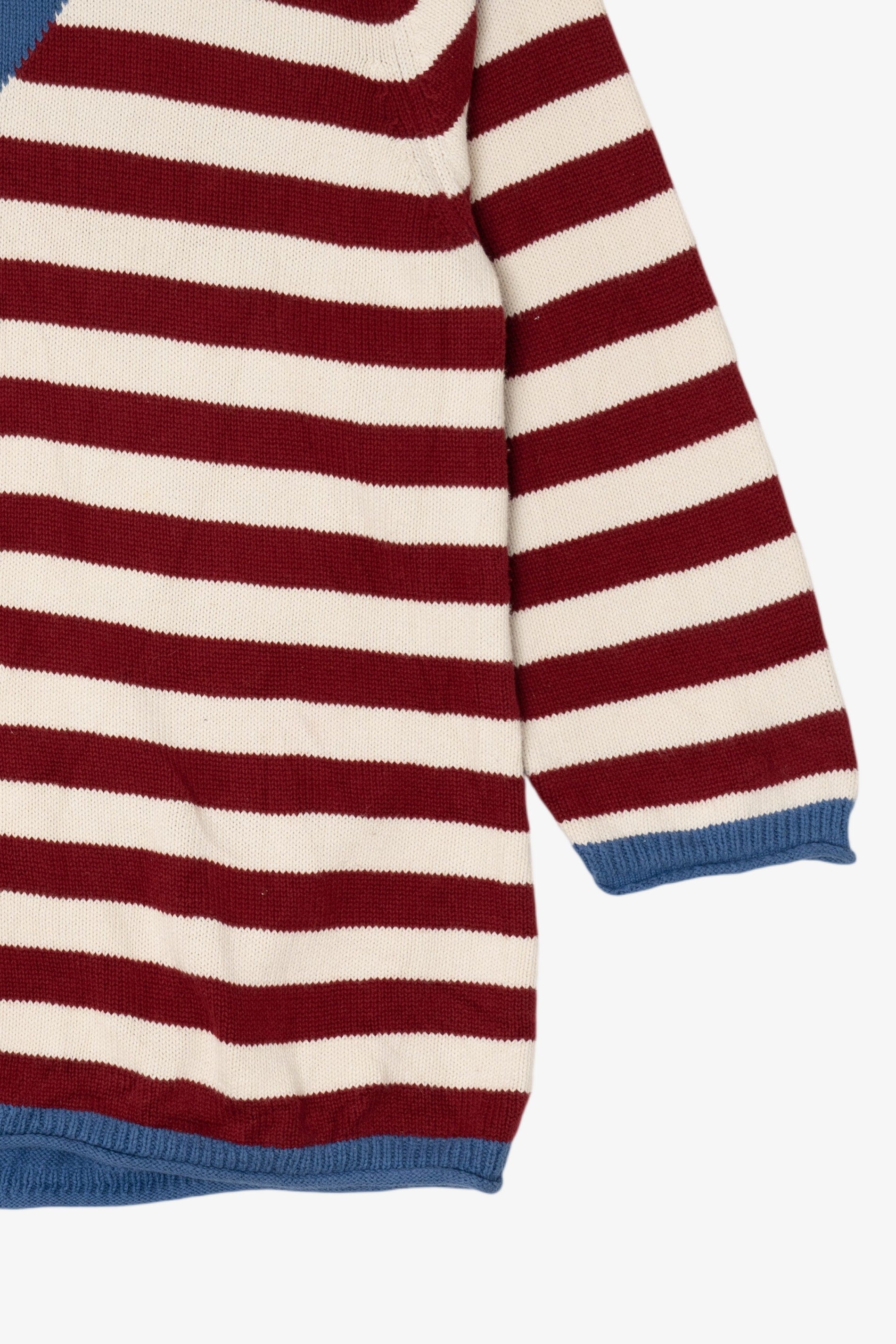 Vintage American Flag North Style Crewneck Sweater (2000s)