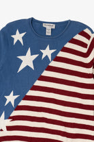 Vintage American Flag North Style Crewneck Sweater (2000s)