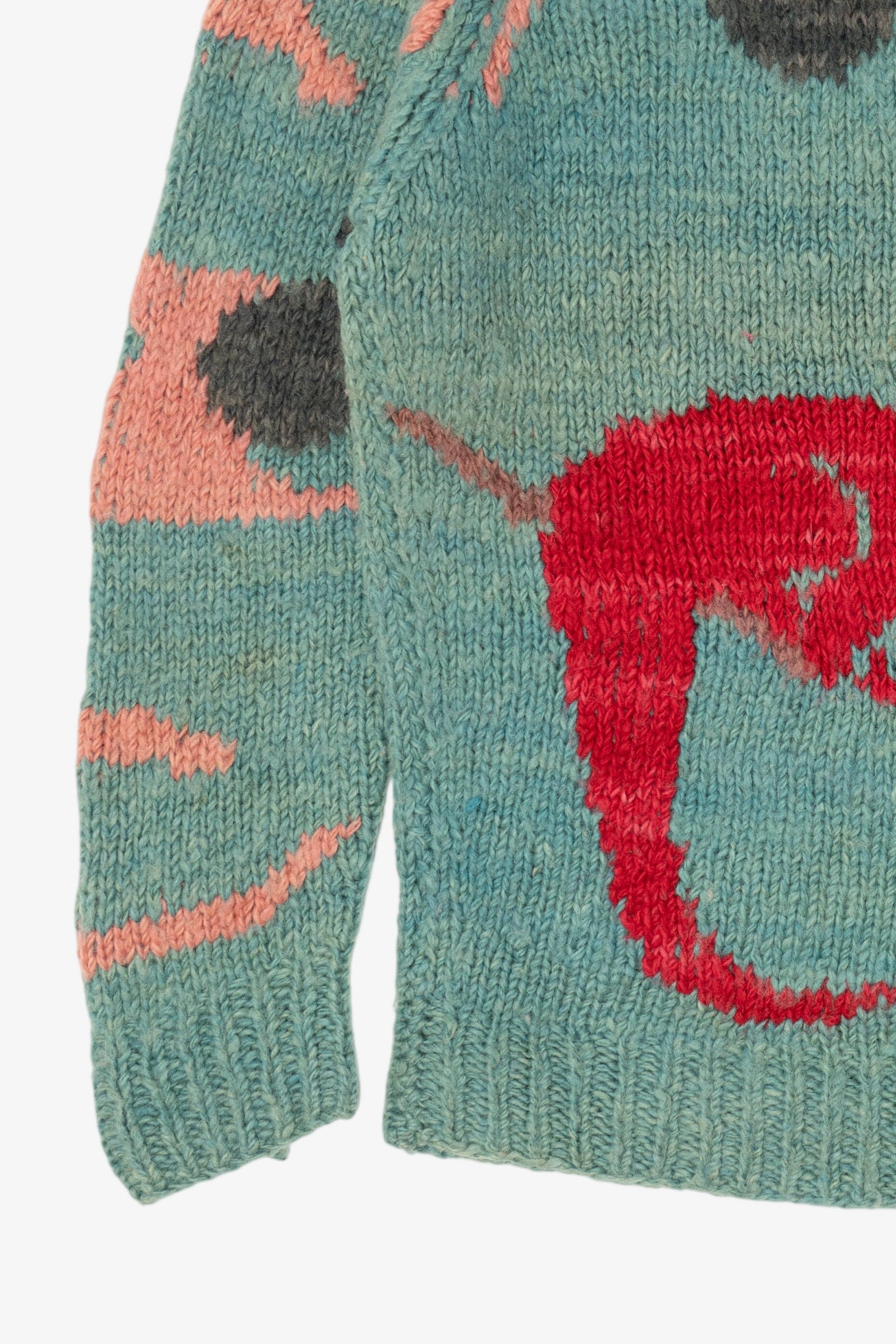 Vintage Hand Made Marsupial Nepal Graphic Sweater (1980s)