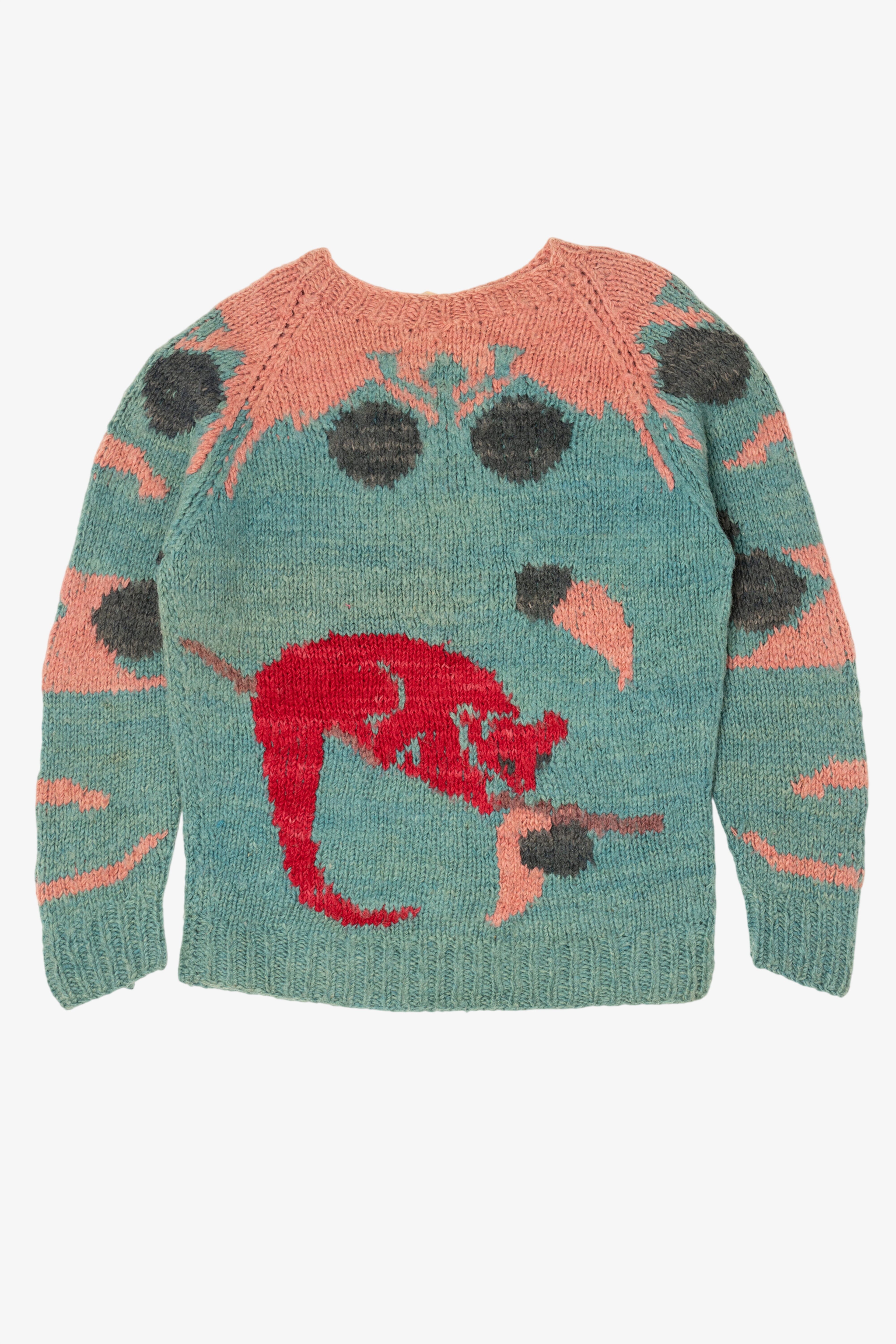 Vintage Hand Made Marsupial Nepal Graphic Sweater (1980s)