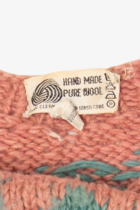 Vintage Hand Made Marsupial Nepal Graphic Sweater (1980s)
