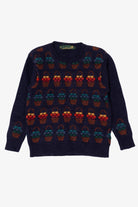 Vintage Jumpers Raised Knit Baskets Sweater (1980s)
