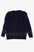 Vintage Jumpers Raised Knit Baskets Sweater (1980s)